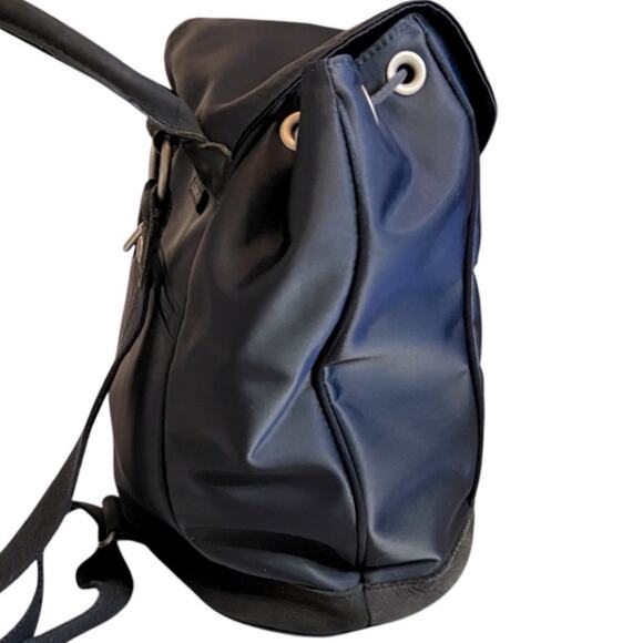 KIPLING Y2K Backpack Sling Bag VINTAGE Navy Blue Nylon Suede FAST SHIP 3270-5 main image 8